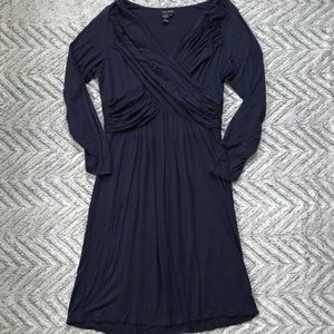 Max Edition Navy Blue 3/4 Sleeve Dress Sz XL